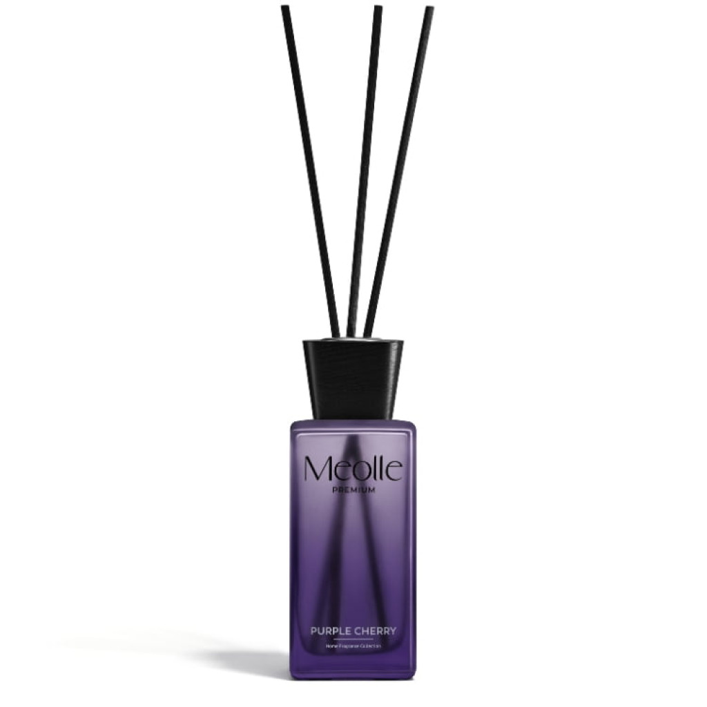 Odorizant cu bețișoare parfumate Meolle 250 ml – Purple Cherry